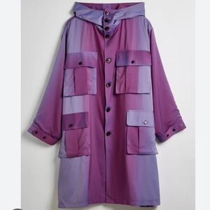 Fried Rice NYC Urban Outfitters SOLD OUT Purple Utility Jacket Hood UNISEX Large